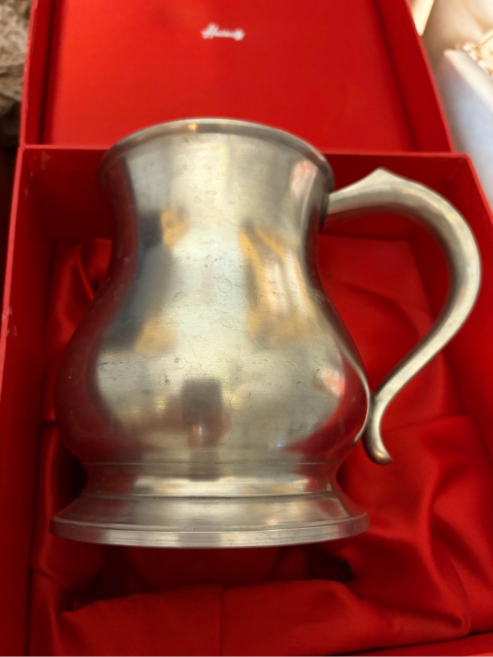 Vintage Englefields London "Crown & Rose" Pewter Tankard Mug with Original Harro